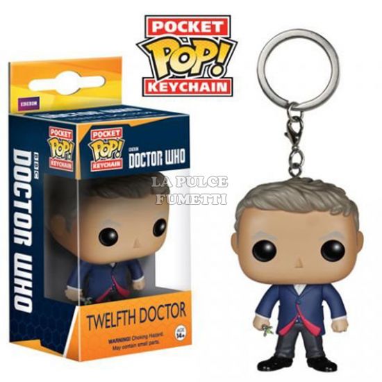 DOCTOR WHO: TWELFTH DOCTOR - POP FUNKO POCKET KEYCHAN 4 CM